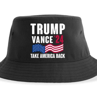 Trump Vance 2024 Take America Back Sustainable Bucket Hat