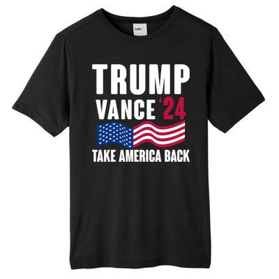 Trump Vance 2024 Take America Back Tall Fusion ChromaSoft Performance T-Shirt