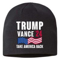 Trump Vance 2024 Take America Back Sustainable Beanie