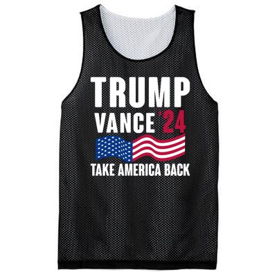 Trump Vance 2024 Take America Back Mesh Reversible Basketball Jersey Tank