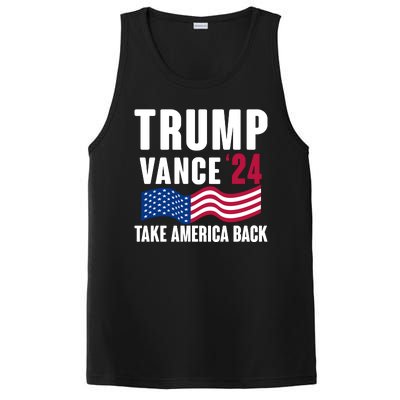 Trump Vance 2024 Take America Back PosiCharge Competitor Tank