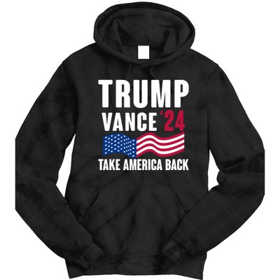 Trump Vance 2024 Take America Back Tie Dye Hoodie