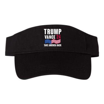 Trump Vance 2024 Take America Back Valucap Bio-Washed Visor