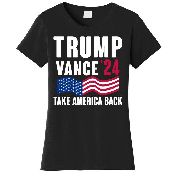 Trump Vance 2024 Take America Back Women's T-Shirt