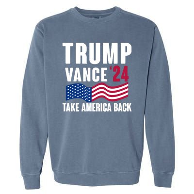 Trump Vance 2024 Take America Back Garment-Dyed Sweatshirt