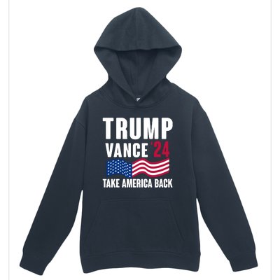 Trump Vance 2024 Take America Back Urban Pullover Hoodie