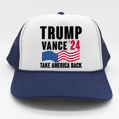 Trump Vance 2024 Take America Back Trucker Hat