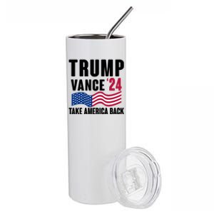 Trump Vance 2024 Take America Back Stainless Steel Tumbler