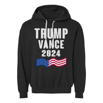 Trump Vance 2024 Garment-Dyed Fleece Hoodie