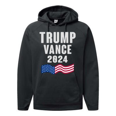 Trump Vance 2024 Performance Fleece Hoodie