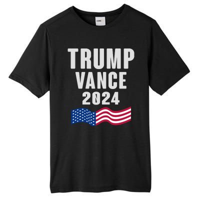 Trump Vance 2024 Tall Fusion ChromaSoft Performance T-Shirt