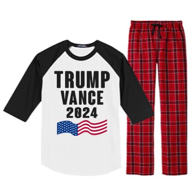 Trump Vance 2024 Raglan Sleeve Pajama Set