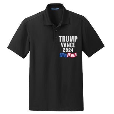 Trump Vance 2024 Dry Zone Grid Polo