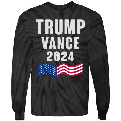 Trump Vance 2024 Tie-Dye Long Sleeve Shirt