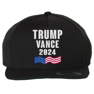 Trump Vance 2024 Wool Snapback Cap