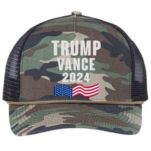 Trump Vance 2024 Retro Rope Trucker Hat Cap