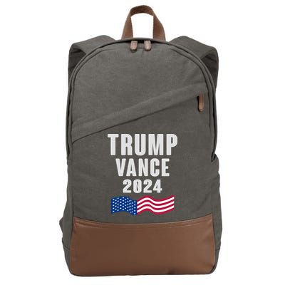 Trump Vance 2024 Cotton Canvas Backpack
