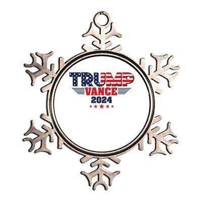 Trump Vance 2024 Jd Vance Pro Trump Supporter Metallic Star Ornament