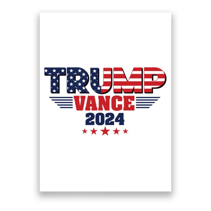 Trump Vance 2024 Jd Vance Pro Trump Supporter Poster