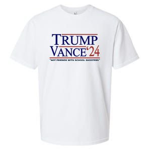 Trump Vance 24 Not Friends With School Shooters Sueded Cloud Jersey T-Shirt