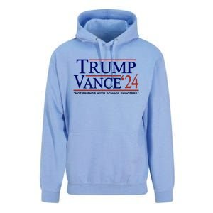 Trump Vance 24 Not Friends With School Shooters Unisex Surf Hoodie