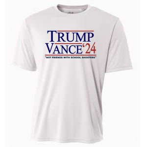 Trump Vance 24 Not Friends With School Shooters Cooling Performance Crew T-Shirt