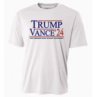 Trump Vance 24 Not Friends With School Shooters Cooling Performance Crew T-Shirt