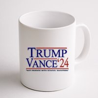 Trump Vance 24 Not Friends With School Shooters Coffee Mug