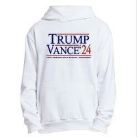 Trump Vance 24 Not Friends With School Shooters Urban Pullover Hoodie