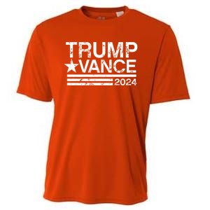 Trump Vance 2024 Retro Stripe Trump Jd Vance Cooling Performance Crew T-Shirt