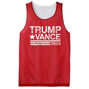 Trump Vance 2024 Retro Stripe Trump Jd Vance Mesh Reversible Basketball Jersey Tank