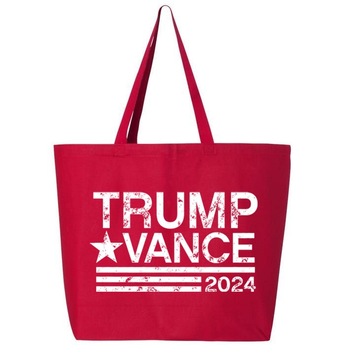 Trump Vance 2024 Retro Stripe Trump Jd Vance 25L Jumbo Tote