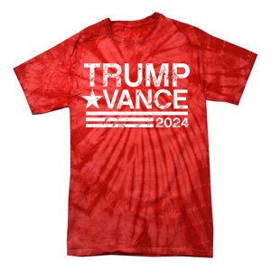 Trump Vance 2024 Retro Stripe Trump Jd Vance Tie-Dye T-Shirt