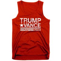 Trump Vance 2024 Retro Stripe Trump Jd Vance Tank Top