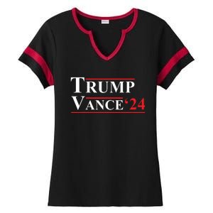 Trump Vance 2024 Vice President Vp Trump 2024 Election Ladies Halftime Notch Neck Tee