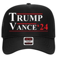 Trump Vance 2024 Vice President Vp Trump 2024 Election High Crown Mesh Back Trucker Hat