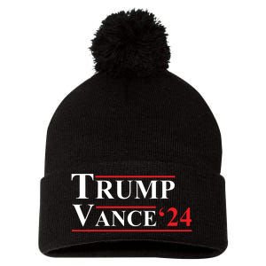 Trump Vance 2024 Vice President Vp Trump 2024 Election Pom Pom 12in Knit Beanie