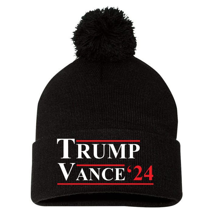 Trump Vance 2024 Vice President Vp Trump 2024 Election Pom Pom 12in Knit Beanie