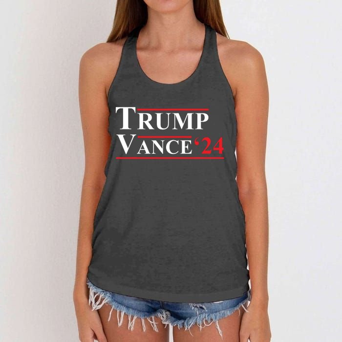 Trump Vance 2024 Vice President Vp Trump 2024 Election Women's Knotted Racerback Tank