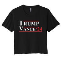 Trump Vance 2024 Vice President Vp Trump 2024 Election Women's Crop Top Tee