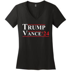 Trump Vance 2024 Vice President Vp Trump 2024 Election Women's V-Neck T-Shirt