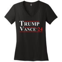 Trump Vance 2024 Vice President Vp Trump 2024 Election Women's V-Neck T-Shirt