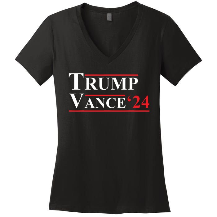 Trump Vance 2024 Vice President Vp Trump 2024 Election Women's V-Neck T-Shirt