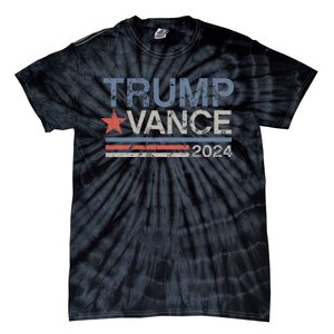 Trump Vance 2024 Retro Stripe Trump Jd Vance Tie-Dye T-Shirt