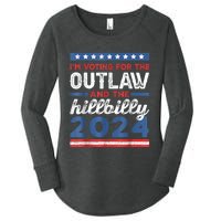 Trump Vance 2024 Donald Trump J.D. Vance Outlaw Hillbilly Women's Perfect Tri Tunic Long Sleeve Shirt