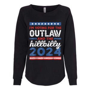 Trump Vance 2024 Donald Trump J.D. Vance Outlaw Hillbilly Womens California Wash Sweatshirt