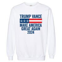 Trump Vance 2024 Make America Great Again Garment-Dyed Sweatshirt