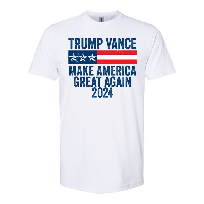 Trump Vance 2024 Make America Great Again Softstyle CVC T-Shirt