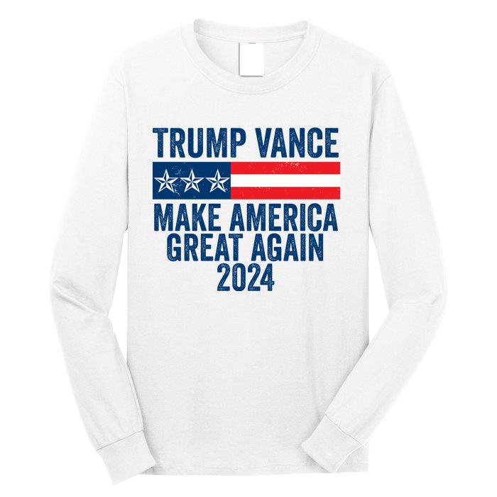 Trump Vance 2024 Make America Great Again Long Sleeve Shirt