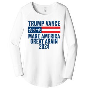 Trump Vance 2024 Make America Great Again Women's Perfect Tri Tunic Long Sleeve Shirt